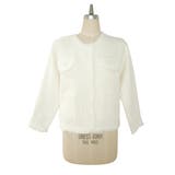 アイボリー | CLASSIC KNIT JACKET | My shawty