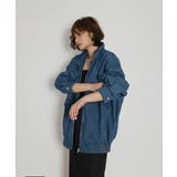 DENIM STAND OVER BLOUSON | My shawty | 詳細画像3