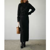 ブラック | FEATHER KNIT SET UP | My shawty