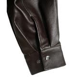 F/LEATHER SHORT BLOUSON | My shawty | 詳細画像17