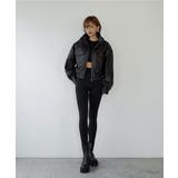 F/LEATHER SHORT BLOUSON | My shawty | 詳細画像3