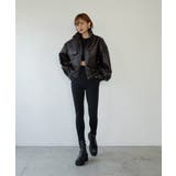 F/LEATHER SHORT BLOUSON | My shawty | 詳細画像5