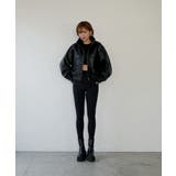 F/LEATHER SHORT BLOUSON | My shawty | 詳細画像9