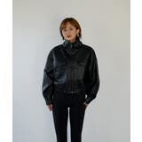 F/LEATHER SHORT BLOUSON | My shawty | 詳細画像12