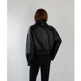 F/LEATHER SHORT BLOUSON | My shawty | 詳細画像13