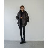 F/LEATHER STAND OVER BLOUSON | My shawty | 詳細画像3
