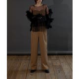 ブラック | FRILL TULE TOP | My shawty