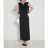 ブラック | FRILL TULE VEST | My shawty