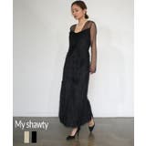 GLITTER SHAGGY DRESS | My shawty | 詳細画像1