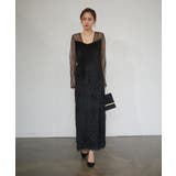 ブラック | GLITTER SHAGGY DRESS | My shawty