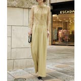 イエロー | HIGHT NECK LACE PANTS DRESS | My shawty