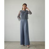 HIGHT NECK LACE PANTS DRESS | My shawty | 詳細画像3