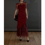 レッド | JAQURD DOKING DRESS | My shawty