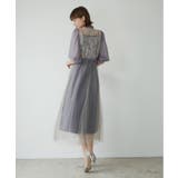 LACE COMBI PLEATS DRESS | My shawty | 詳細画像4