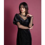 ブラック | LAME VELVET DRESS | My shawty