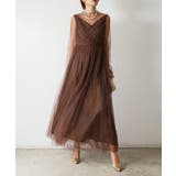ブラウン | LILAC TULE DAY DRESS | My shawty