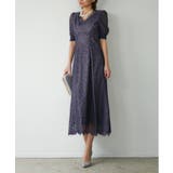 ネイビー | LIRETY FLOWER DAY DRESS | My shawty