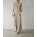 NAPOLI LACE PANTS DRESS | My shawty | 詳細画像1