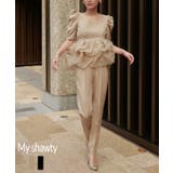 PEARL PEPLUM SET UP | My shawty | 詳細画像1 