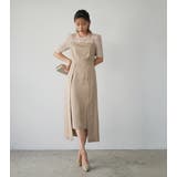 PLAID LACE PENCIL DRESS | My shawty | 詳細画像2