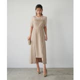 PLAID LACE PENCIL DRESS | My shawty | 詳細画像4