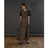 ブラック | PUFF SLEEVE LACE DRESS | My shawty
