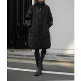 ブラック | QUILT HOODIE COAT | My shawty