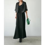 ブラック | SHEER JACKET SET DRESS | My shawty