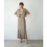 ベージュ | SHEER JACKET SET DRESS | My shawty