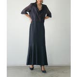 ネイビー | SHEER JACKET SET DRESS | My shawty