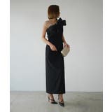 ブラック | SHINY FRILL DRESS | My shawty