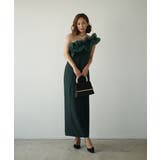グリーン | SHINY FRILL DRESS | My shawty