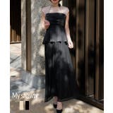 PEPLUM DOCKING DRESS | My shawty | 詳細画像1