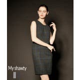 CHECK WOOL DRESS | My shawty | 詳細画像1