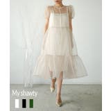 BRENDA ORGANDY MIDI DRESS | My shawty | 詳細画像1