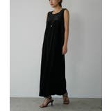 ブラック | VELVET RELAX DRESS | My shawty