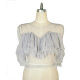 グレージュ | DROP BIJOU FRILL TOP | My shawty