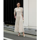 FRINGE LACE FLARE DRESS | My shawty | 詳細画像2 