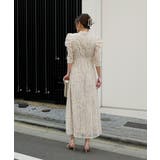 FRINGE LACE FLARE DRESS | My shawty | 詳細画像3 