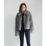 グレー | FUR SHORT COAT | My shawty