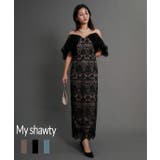 OFFSHOLDER LACE DRESS | My shawty | 詳細画像1 
