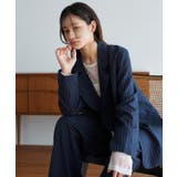 ネイビー | STRIPE JACKET SET UP | My shawty