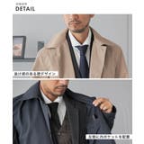 ステンカラーコート メンズ 薄手 | AWC | 詳細画像14 