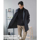 ステンカラーコート メンズ 薄手 | AWC | 詳細画像4 