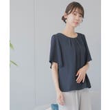 ネイビー | レディース オフィス ブラウス | Festinalente