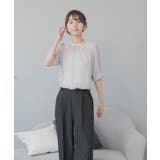 グレー | ブラウス 半袖 レディース | Festinalente