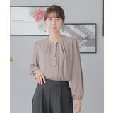 モカ | ブラウス レディース ボウタイ | Festinalente