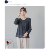 ブラウス 長袖 裏起毛 | Festinalente | 詳細画像14 