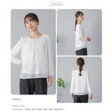 ブラウス 長袖 裏起毛 | Festinalente | 詳細画像16 