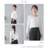 ブラウス 長袖 裏起毛 | Festinalente | 詳細画像17 